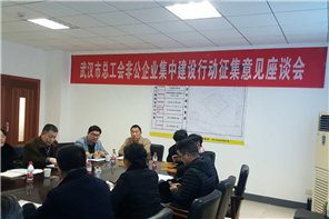 武漢市總工會非公企業(yè)集中建設行動征集意見 座談會在我司召開